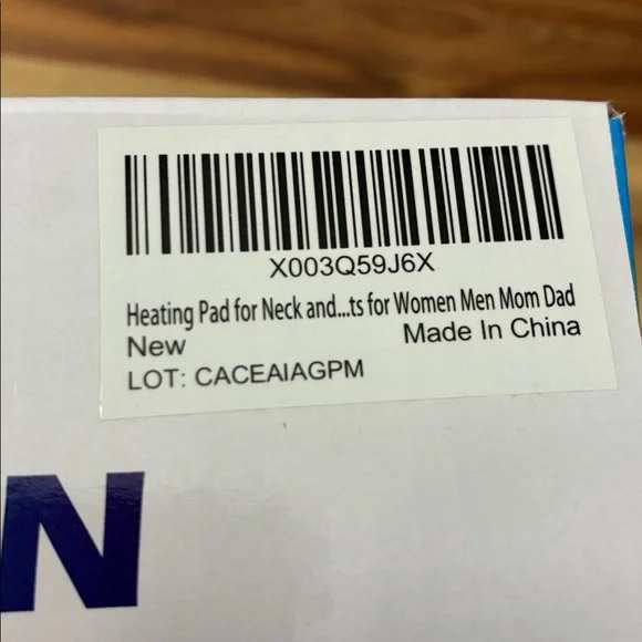 NIUONSIX Heating Pad for Neck and Shoulders Weighted 6 Heat Settings Timer New - Picture 9 of 9